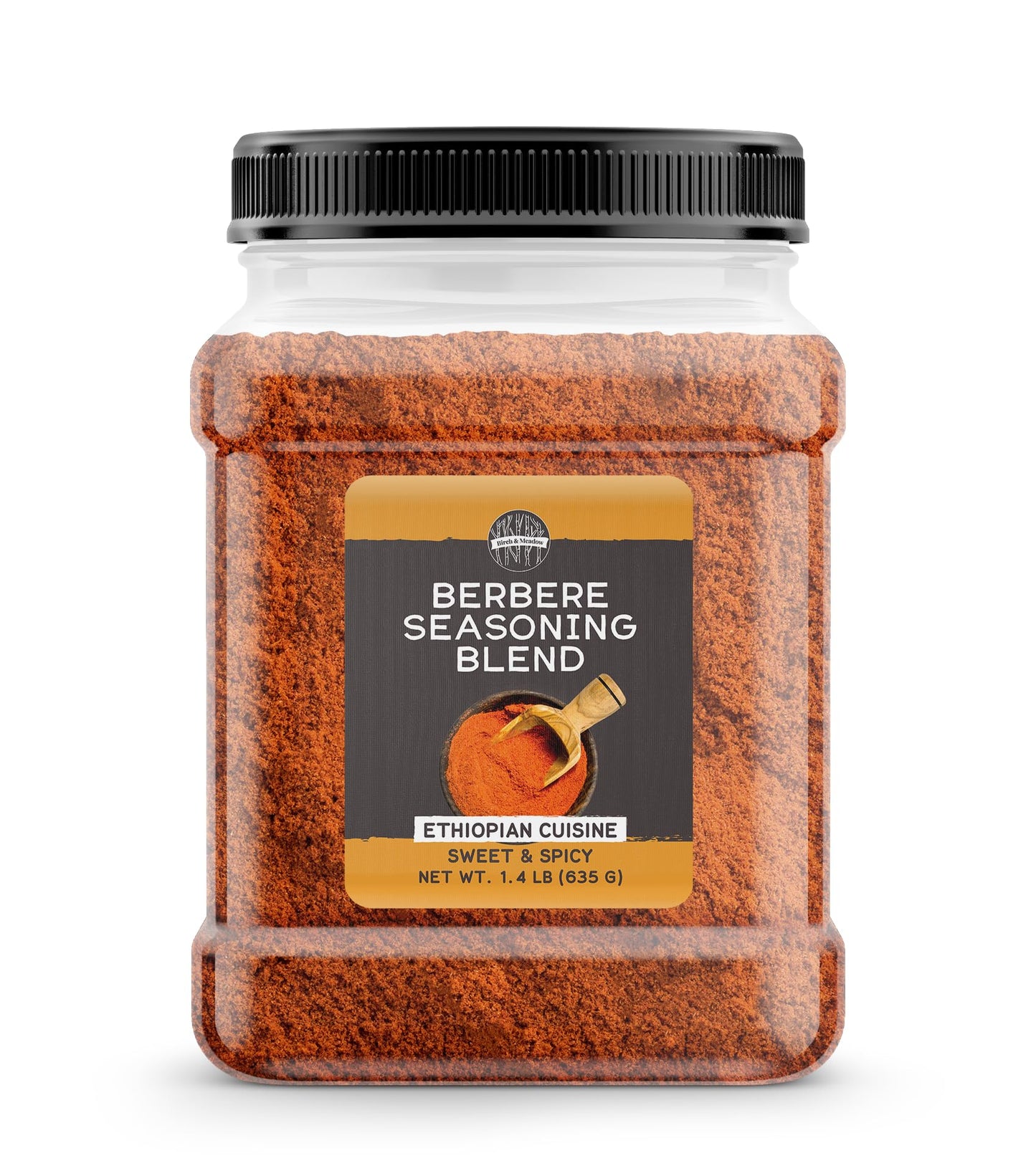 Birch & Meadow Berbere Seasoning, 1.4 lb, Ethiopian Cuisine, Sweet & Spicy Seasoning Blend