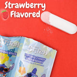 Disney Lilo and Stitch Dipping Sticks and Powder Candy, Strawberry Flavored, Birthday Party Treats, 20 Individual Pouches