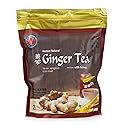Wing Hop Fung Instant Natural Ginger Tea with Honey, 25 Individually Wrapped Sachets, Premium Ginger Beverage for Warming & Digestive Support, Made
