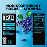 RIOT Clean Energy Drink - Berry | No Sucralose, No Sugar Added, No Artificial Flavors | 160mg Natural Caffeine + 100mg L-Theanine | Clean Focus