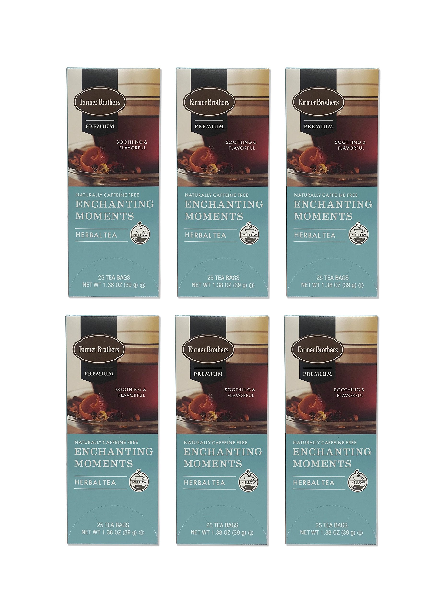 Farmer Brothers Premium: Enchanting Moments Herbal Tea - 6/25 ct boxes