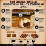 Hi Mountain Breakfast Sausage Seasoning Mix | ORIGINAL MOUNTAIN MAN | Make Homemade Sausage with Pork, Venison, Deer, Elk & Wild Game | Makes up to 24