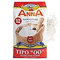 Cento Anna Tipo 00 Flour, 11 Lbs., Extra Fine, Unbleached, Soft Wheat Flour, Perfect for Pizza Crust, Pasta & Bread, Grown and Processed in Italy