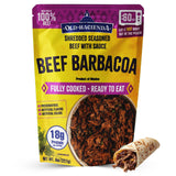 Old Hacienda Beef Barbacoa, | 100% Shredded Seasoned Beef with Sauce | Fully Cooked & Ready to Eat | 18g Protein | No Preservatives, Artificial