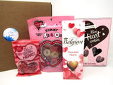 Valentine's Day Snack Gift Bundle: Trader Joe's Dark Chocolate Heart Cookies, Jelly Bean Hearts, Gummy X's & O's, and Belgian Chocolate Hearts!