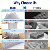 wenbbleyii 36 Pcs New Upgrade 3-Layer Wire Dishwashing Rags Non-Scratch Multipurpose Metal Dish Cloth No Scratches and Odor for Wet and Dry Kitchen