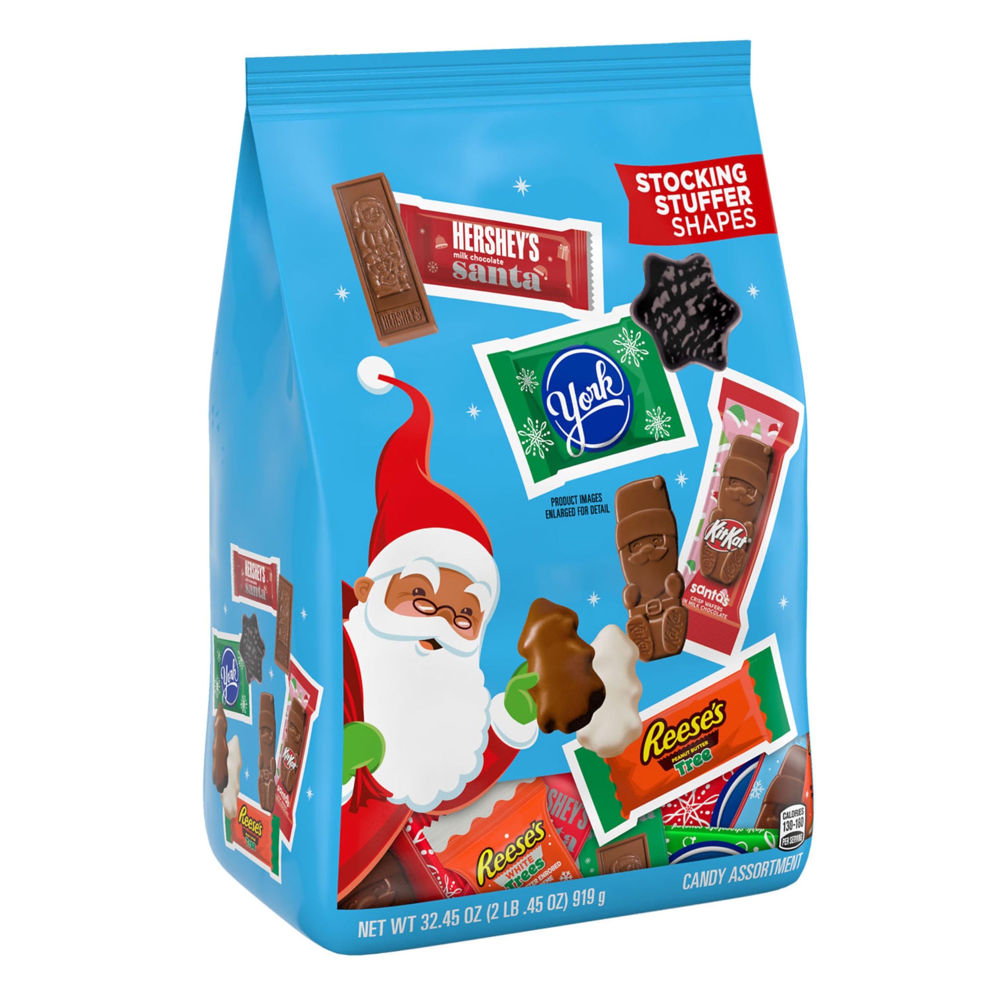 Hershey Assorted Flavored, Christmas Candy Bulk Bag, 32.45 oz