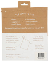 Papaya. Squeeze The Day Reusable Paper Towel 2 Count, 2 CT