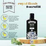 Poo-Pourri Before-You-Go Toilet Spray, Royal Flush, Refill Bottle 9 Fl Oz - Eucalyptus and Spearmint