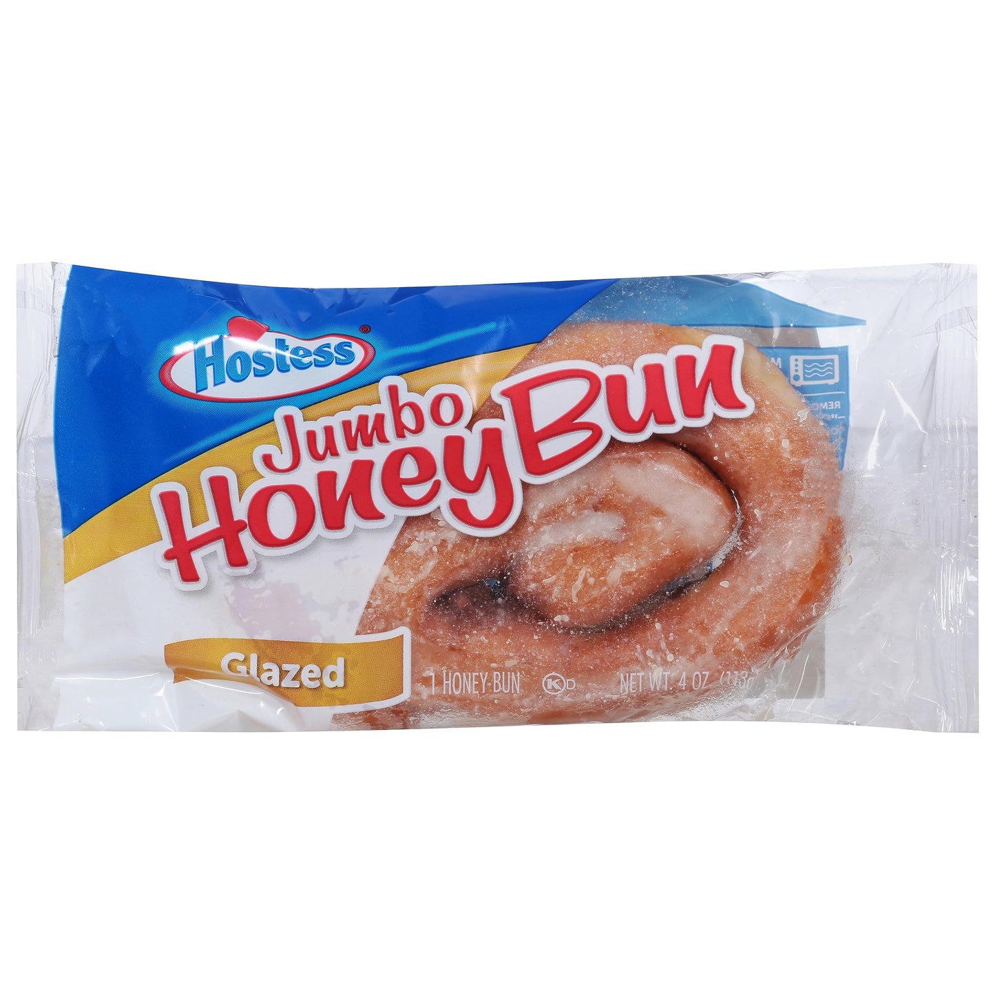 Hostess, Jumbo Glazed Honey Bun, 4 Ounce