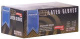 Premium Guard - 9Mil, Heavy Duty Disposable Latex Gloves, Powder Free, 100 gloves per Box, Size - XL