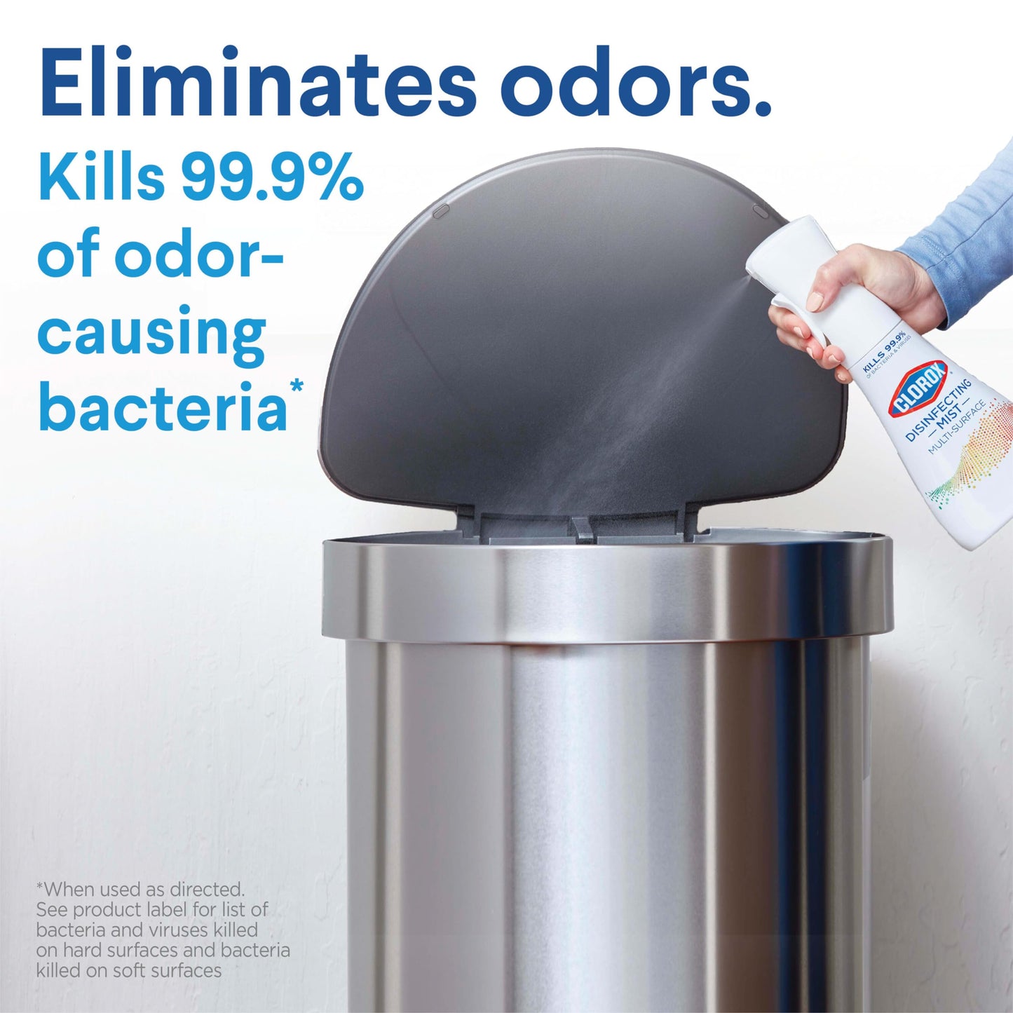 Clorox Disinfecting Mist, Lemon and Orange Blossom, 1 Spray and 1 Refill, 16 oz Each