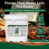 Everglades All Purpose Seasoning - Southern Spice Blend for Meats & Seafood - 5 lb Tub