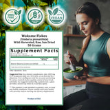Holistic Bin Wakame Seaweed Flakes | Wild-Caught Atlantic Wakame for Miso Soup, Ramen, Salad Mix Recipes, & Healthy Snacks | Dried Seaweed/Nori