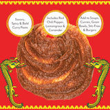 Roland Foods Red Curry Paste, No MSG, Specialty Imported Food, 6.8-Ounce Jar