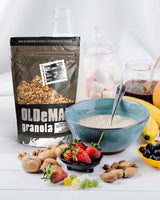 Olde Man Granola Gluten Free Granola - Non-GMO Healthy Granola Cereal - Soft Whole Grain Oats, Butter, Brown Sugar - Handmade in Colorado (Salted