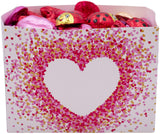 MADE IN USA Individually Foil-Wrapped Valentine's Day Milk Chocolates (Assorted - 2 lb) (White Heart)