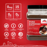Hoosier Hill Farm Pure Espresso Powder, 8oz (Pack of 1)