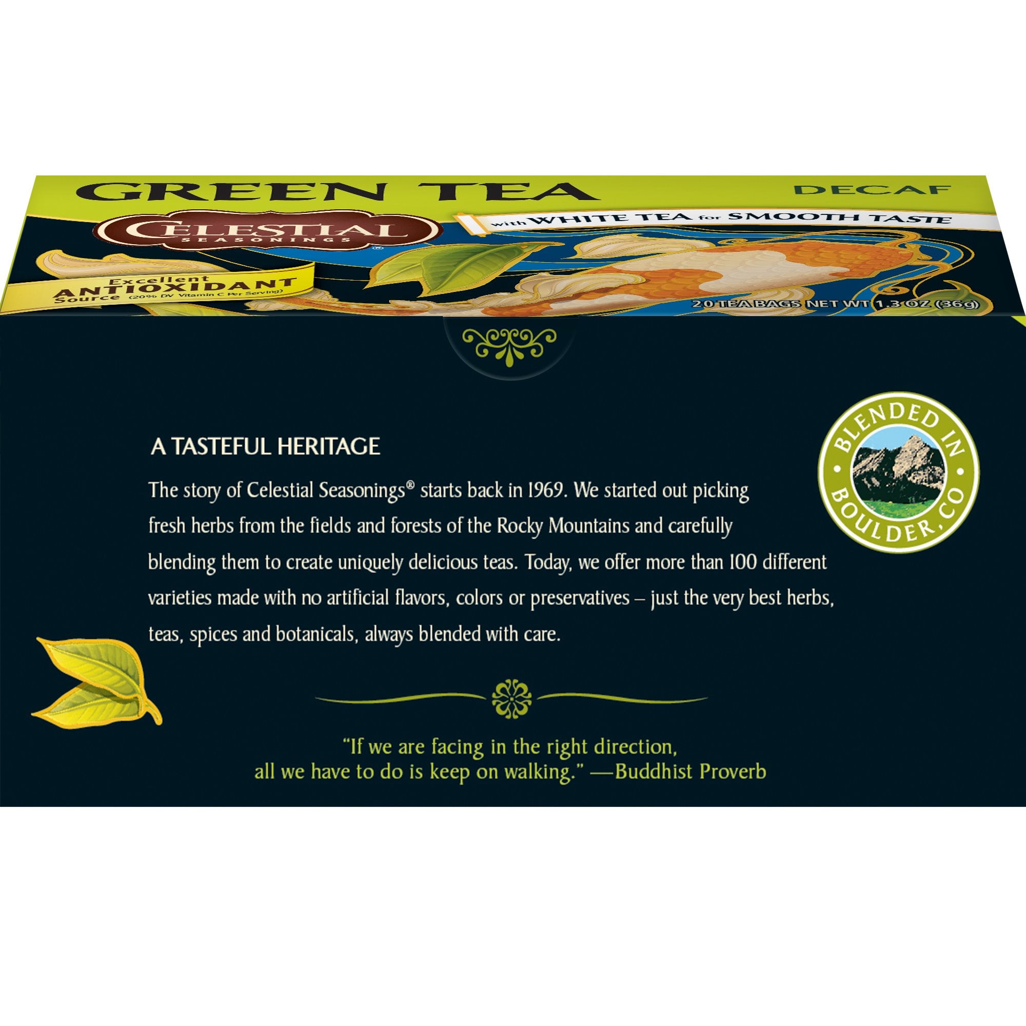 Celestial Seasonings Decaf Green Tea, 20 Count