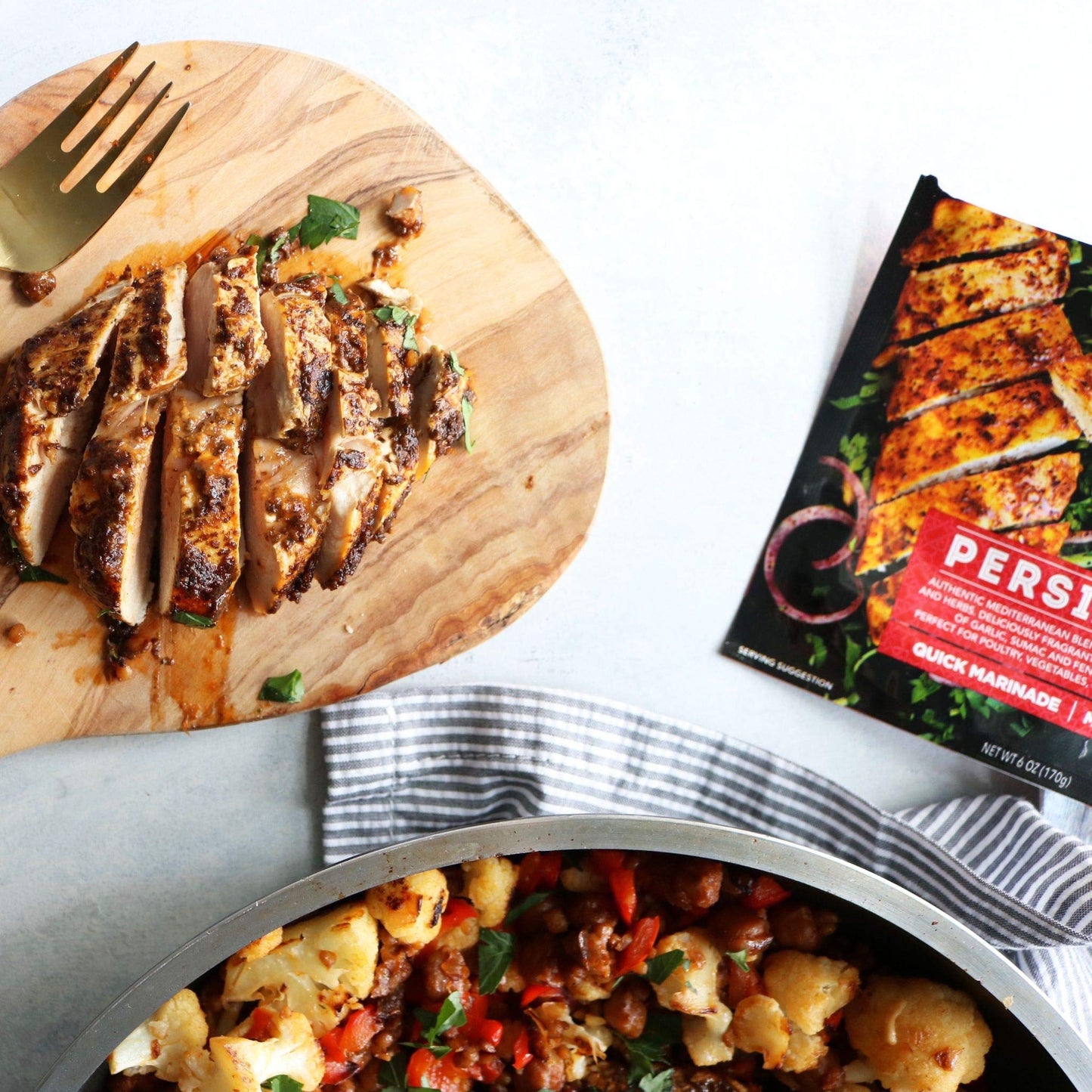 Wild Garden Ready-To-Use Persian Sumac Marinade, 100% Natural Meat Marinade, No Additives & Preservatives, Bold, Flavorful, Perfect for Chicken