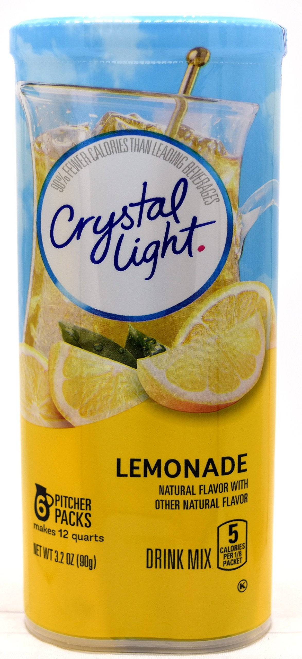 Crystal Light Lemonade Drink Mix, 12-Quart Canister (Pack of 7)