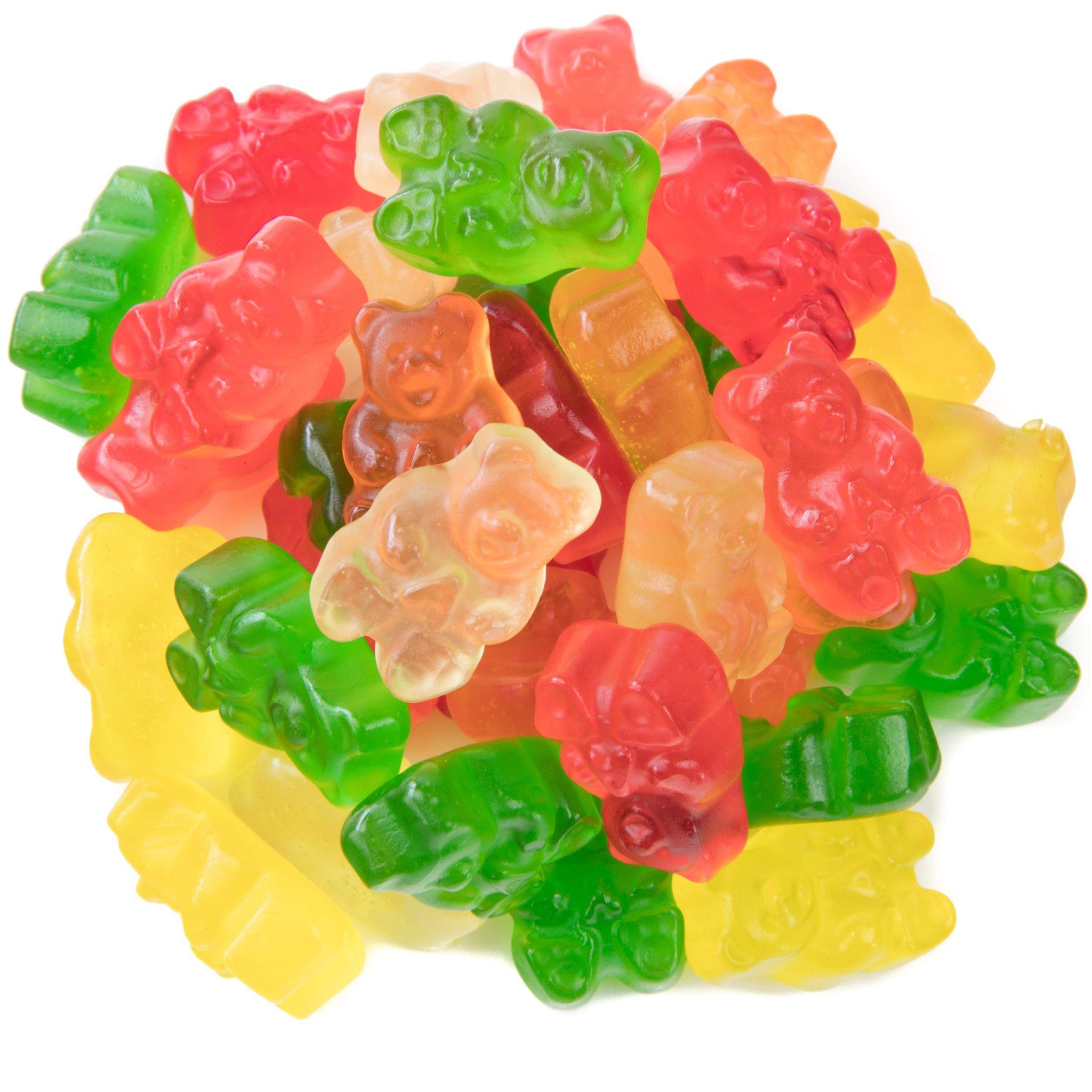 Mini gummy Bears Candy 2 LBS - Fruity Gummy Bear Candy Made with Real Fruit Juice - Bulk Gummy Candy for Ice Cream Toppings, Yogurt, Dessert Bars