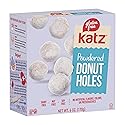 Katz Gluten Free Powdered Donut Holes. Kid?Friendly School Snack, Free of Soy, Sesame, Dairy, and Nuts. Kosher snack, 6oz (1pk)