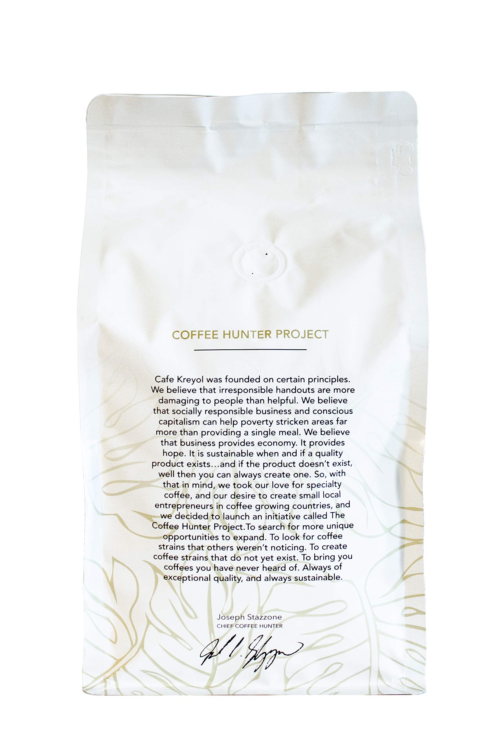 Cafe Kreyol Organic Caribbean Blue | 2 lb - Haitian Blue Light Roast Coffee - Whole Bean Coffee, High Caffeine - Smooth Low Acid with Notes of Almond