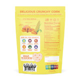 LOVE CORN Cheddar - Crunchy Roasted Corn Snack, Gluten Free, Non-GMO, Low Sugar, Vegan, Plant Based - Alternative to Chips, Nuts & Crackers - Office