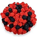 Delectable Black and Red Gummy Berries - 1.5 lbs of Heavenly Chewy Fruit Candy - Perfect for Snacks, Parties and Gifts(24 oz)
