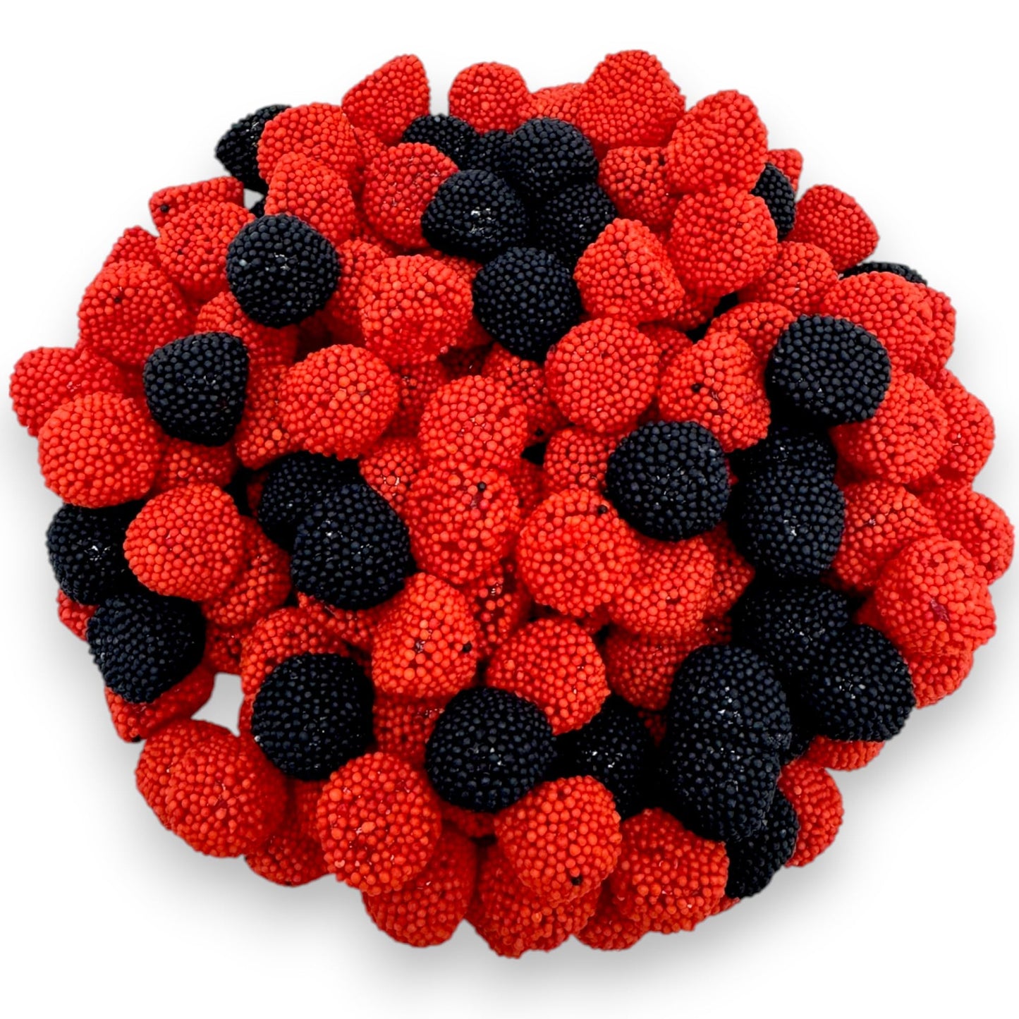Delectable Black and Red Gummy Berries - 1.5 lbs of Heavenly Chewy Fruit Candy - Perfect for Snacks, Parties and Gifts(24 oz)
