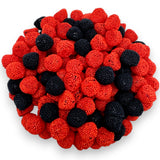 Delectable Black and Red Gummy Berries - 1.5 lbs of Heavenly Chewy Fruit Candy - Perfect for Snacks, Parties and Gifts(24 oz)