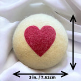 Dryer Balls Red Heart Natural Wool Reusable Eco-Friendly 6-Pack XL Premium All Natural Reduces Wrinkles Saves Drying Time Chemical Free Alternative