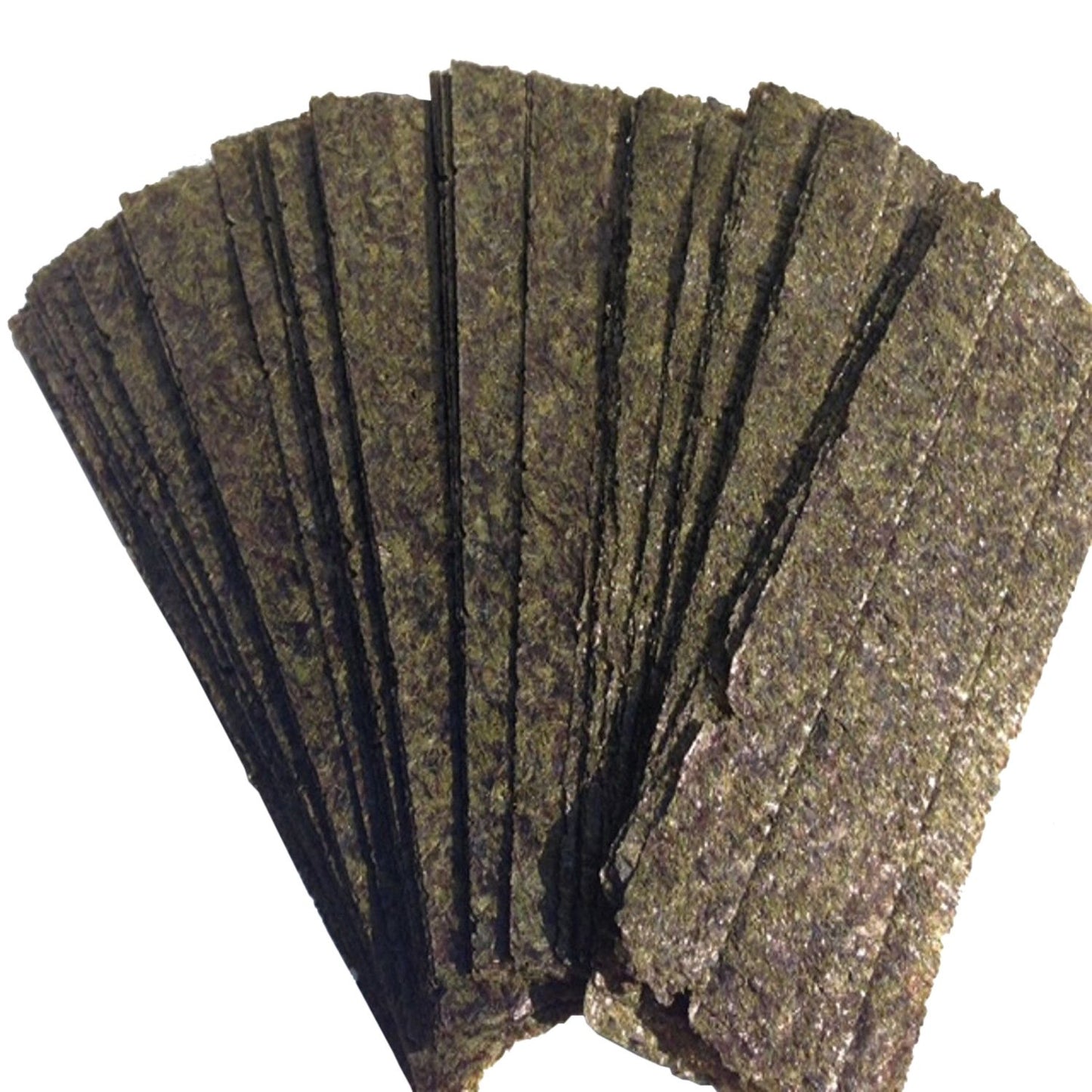 Aquatic Foods inc.100 Nori Seaweed Sheets, Restaurant Grade APX 4" x 7.5" Sheets for Marine Tangs, Angelfish, Butterflies, Cichlids. All Herbivorous