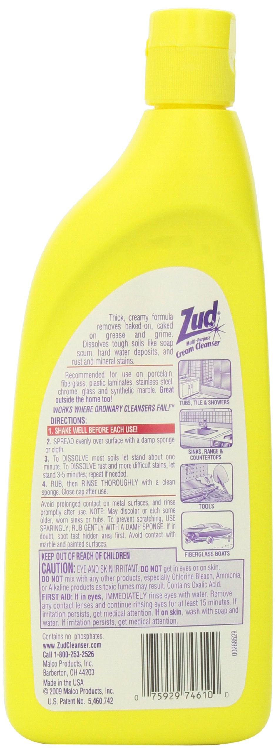 Zud Cream Cleanser, 19-Ounce (pack of 3)