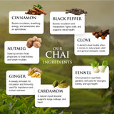 Third Street Inc Organic Dragon Tongue Ginger Chai Concentrate 6-Pack, 32 Fl. Oz., Black Tea Latte Concentrate, Generously Spiced Tea Blend