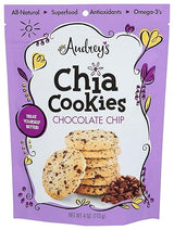 Audreys Chia Chia Chocolate Chip Cookies, 4 OZ