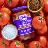 Fody Foods Spicy Marinara Pasta Sauce, 19.4 Oz (Pack of 3), Garlic and Onion Free, Low FODMAP Certified, Gut & IBS Friendly, Vegan, Non-GMO, Gluten