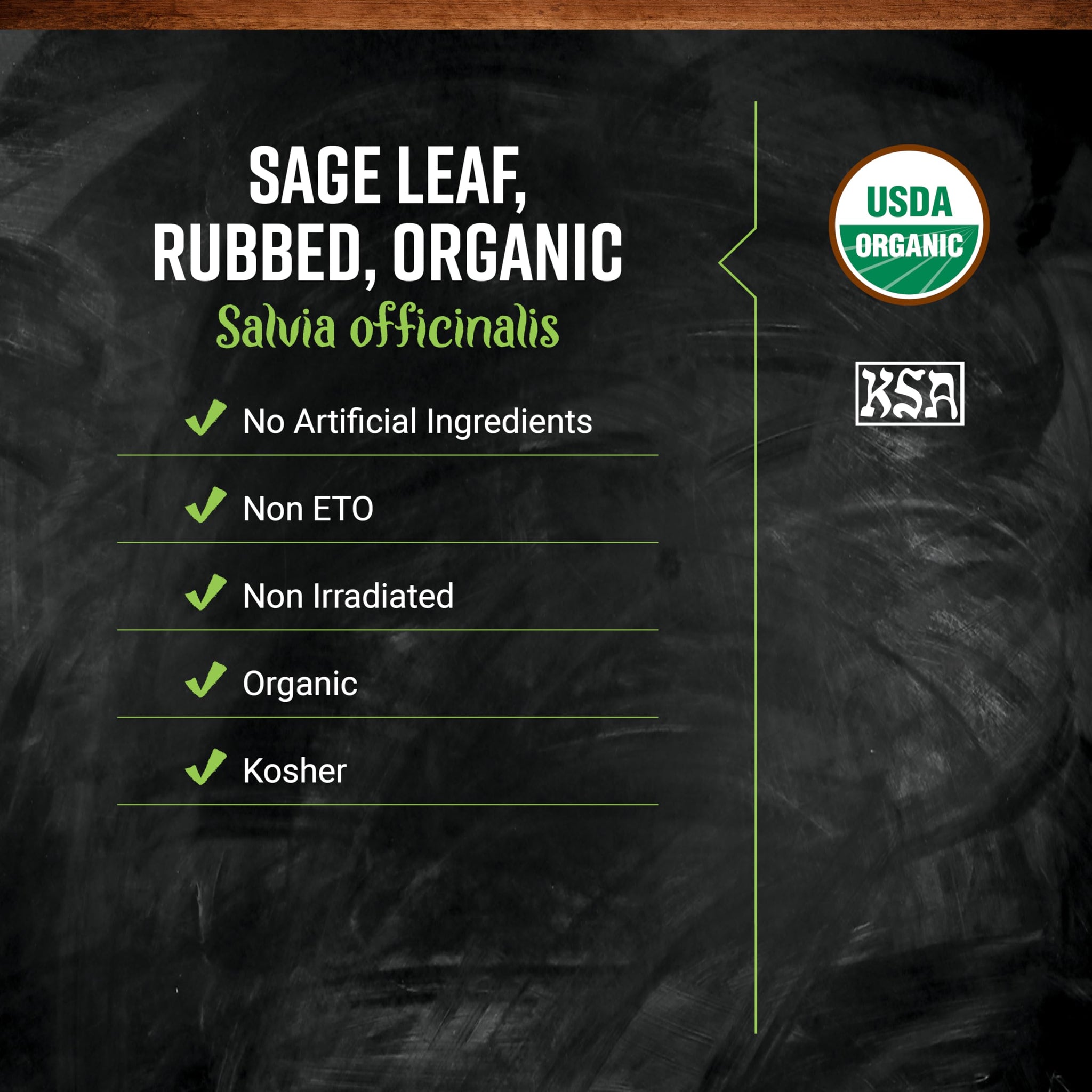 Frontier Co-op Rubbed Sage Leaf, 1-Pound, Sweet Earthy Flavor, Hints of Mint, Pair with Garlic & Rosemary, Kosher, Organic