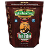 Don Pablo Colombian Decaf - Swiss Water Process Decaffeinated - Medium-Dark Roast Gourmet Coffee - 100% Arabica Whole Bean, Non-GMO, Low Acidity, 907g