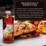 KA-ME Authentitc Asian Fish Sauce - Gluten-Free, No Preservatives, No MSG - Essential Southeast Asian Seasoning, Enhance Your Culinary Creations - 7
