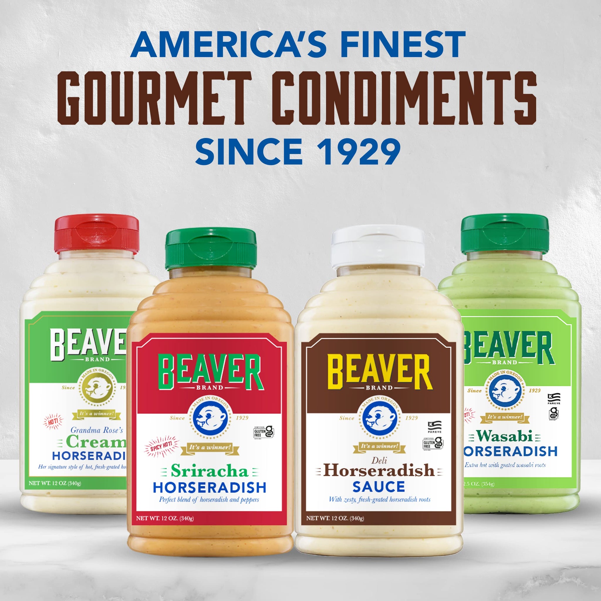 Beaver Brand Deli Horseradish Sauce, Zesty Deli, 12 oz.