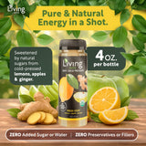 O2 Living Juice Cold Pressed Drink - Fresh Start Organic Juice Pack - No Added Sugars or Water, Naturally Sweetened from Fruits, Rich in Nutrients