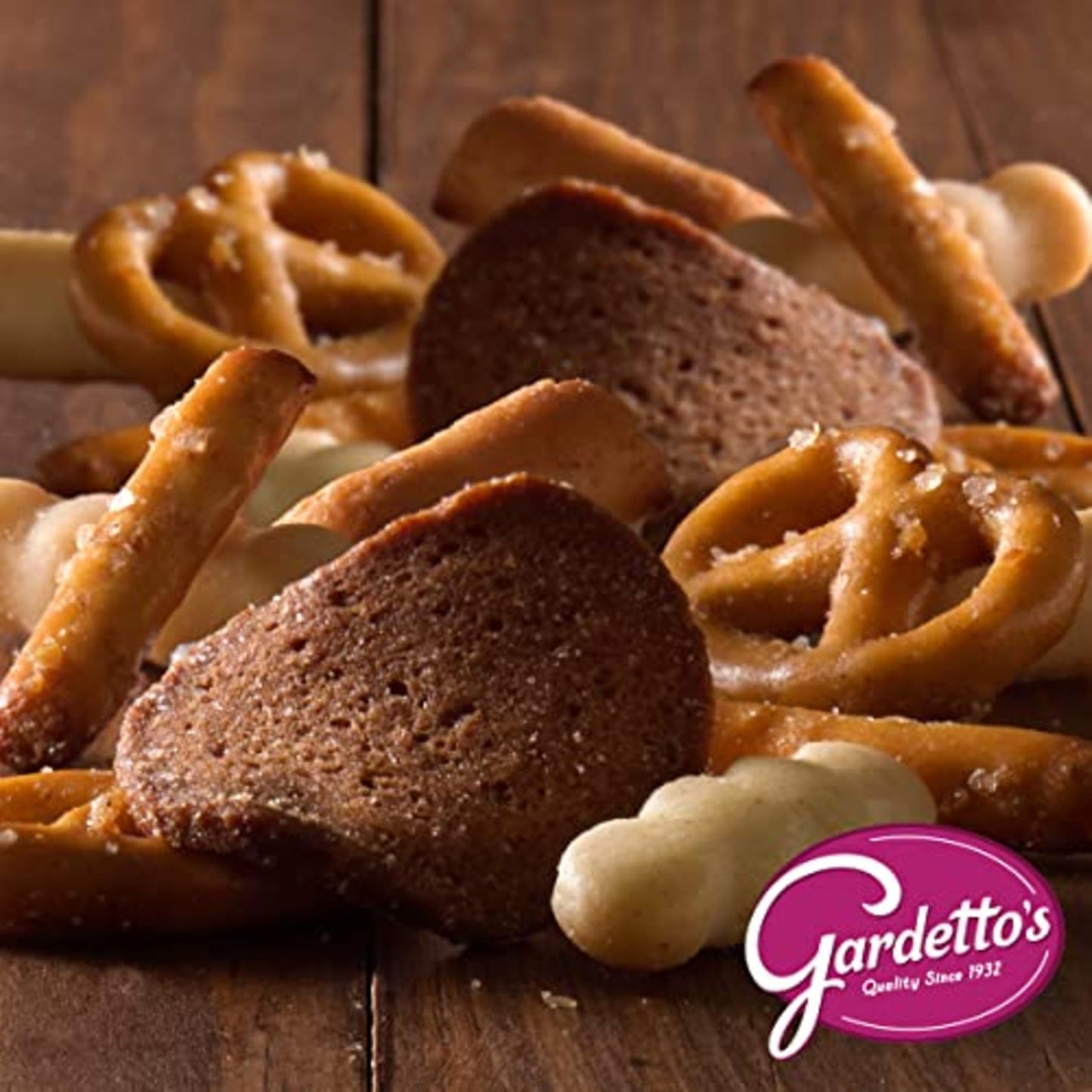 Gardetto's Original Recipe Snack Mix, Crunchy Breadsticks, Pretzels & Roasted Rye Chips, Kosher Snacks Multipack, 10 Single-Serve Bags, Individually