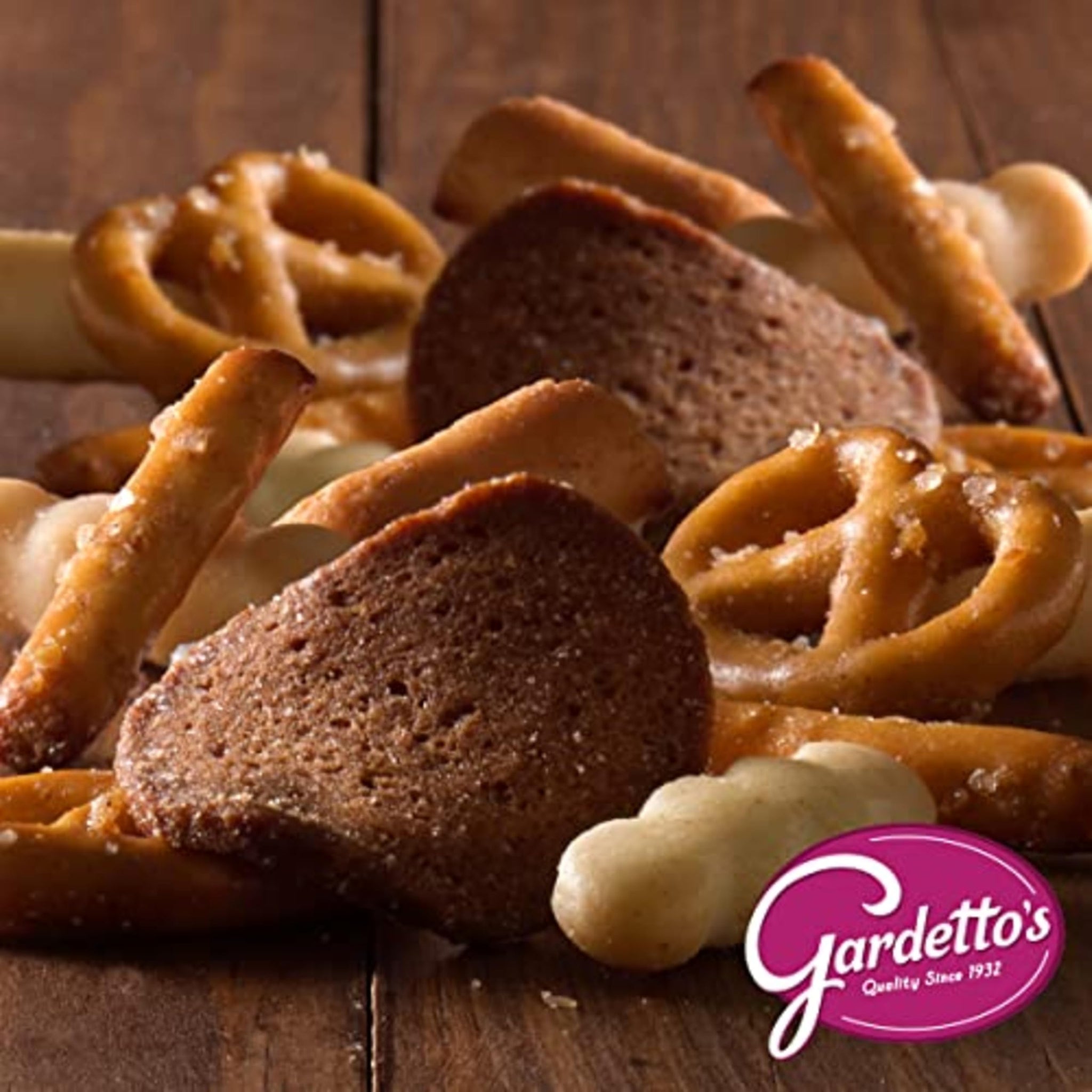 Gardetto's Original Recipe Snack Mix, Crunchy Breadsticks, Pretzels & Roasted Rye Chips, Kosher Snacks Multipack, 10 Single-Serve Bags, Individually