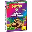 Annie's Friends Organic Bunny Graham Snacks, Chocolate Chip, Chocolate, and Honey, 7 oz