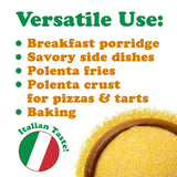Food to Live Gluten-Free Organic Yellow Polenta, 5 Pounds - Premium Italian Stone-Ground Cornmeal, Non-GMO, Vegan, Kosher - Perfect for Creamy Dishes