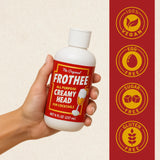 FROTHEE All Purpose Cocktail Foamer 8oz - Egg Substitute, Vegan, Gluten & Alcohol Free Foam - For Cocktails, Mocktails, & Shaken Drinks, 1 Pack