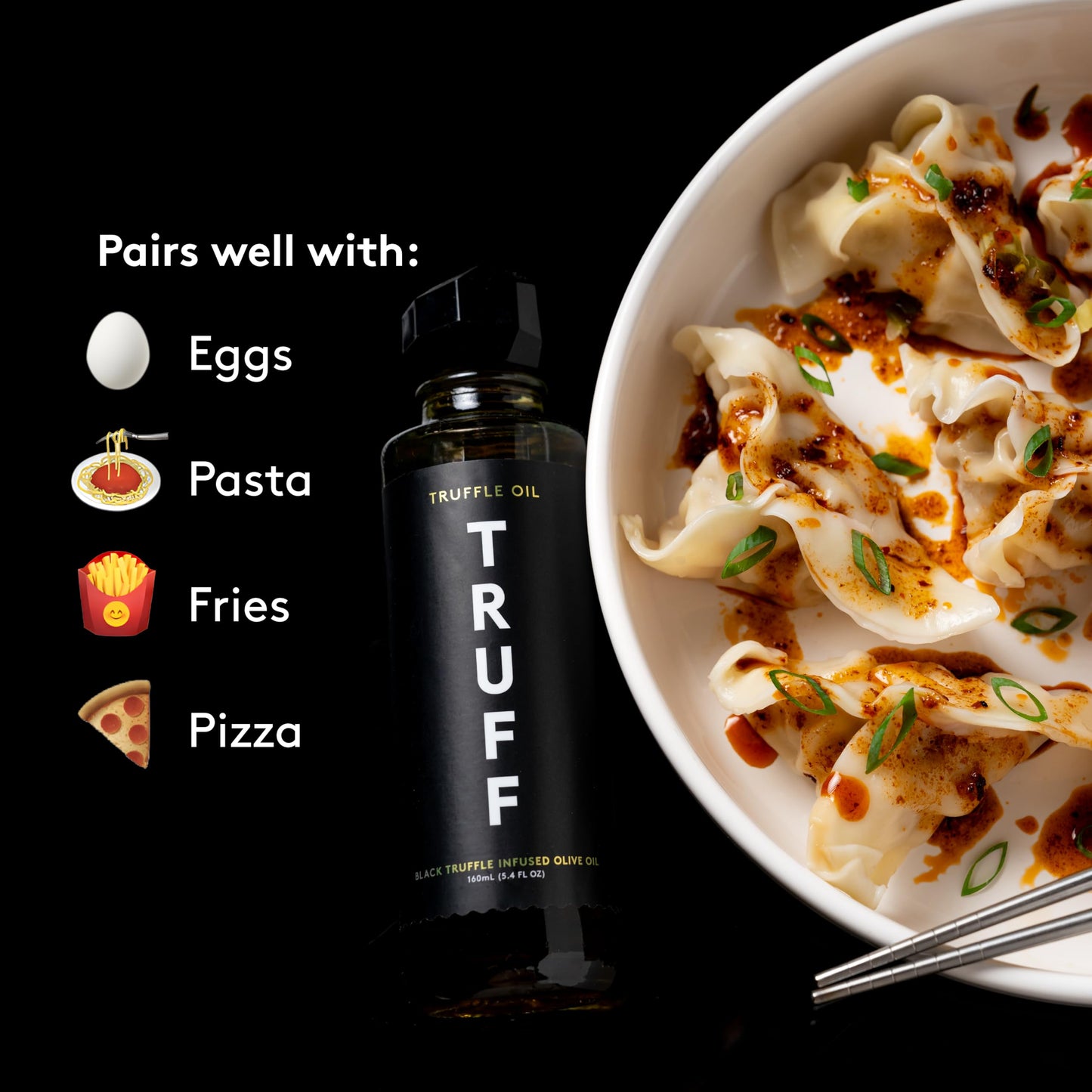 TRUFF Chef Starter Kit, Includes Black Truffle Hot Sauce (6 oz.), Black Truffle Oil (5.6 oz.), and Black Truffle Sea Salt (5.3 oz.), Specialty