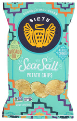 Siete Family Foods Sea Salt Potato Chips, 5.5 oz Bag